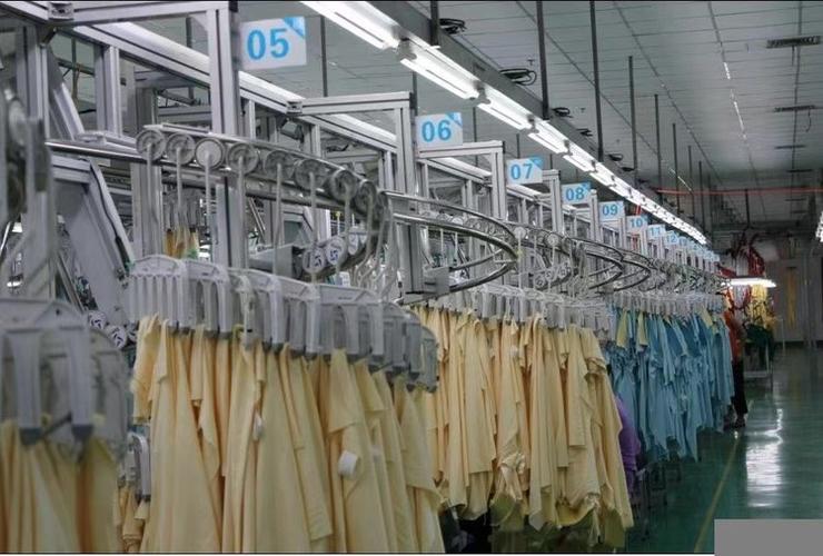 骏美服装吊挂系统 悬挂生产线 精益生产设备 单件流技术培训